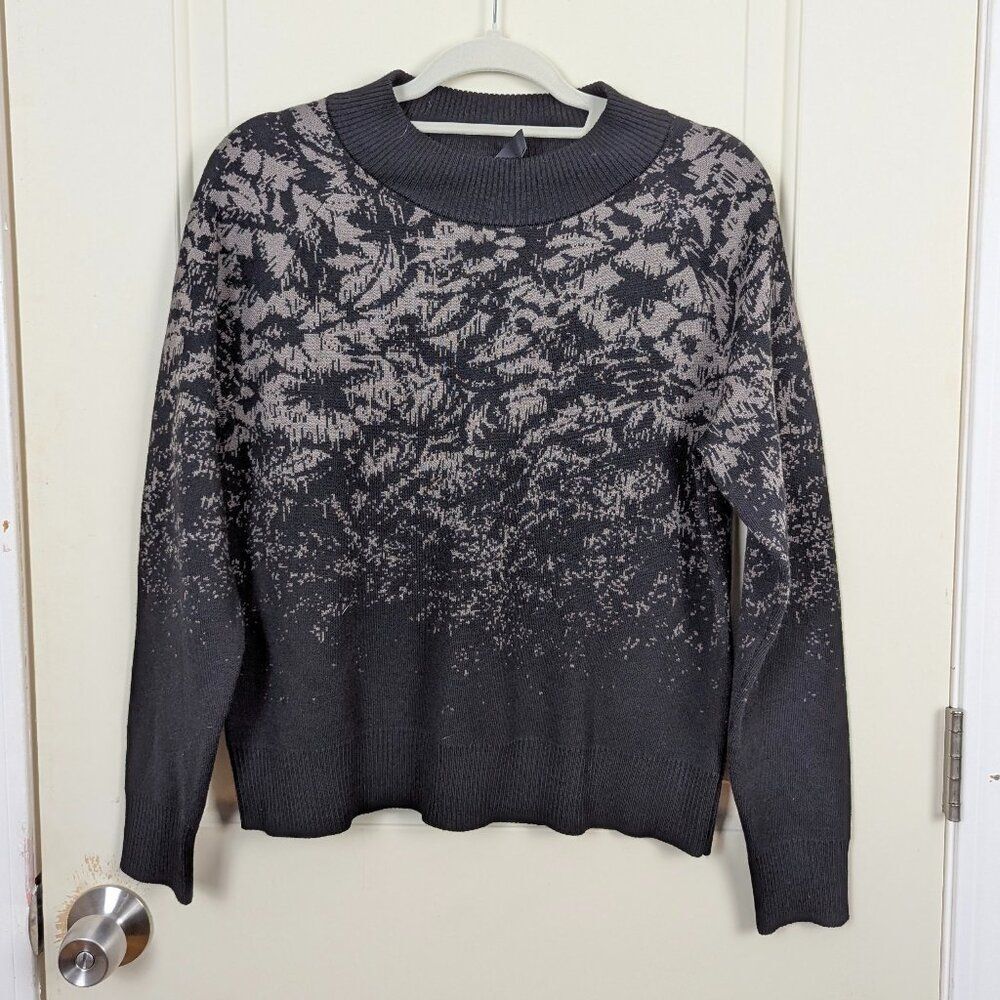 Athleta | Women's Textured Jacquard Crew Pullover Sweater Size XS